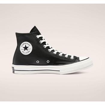 Converse Color Kožené Chuck 70 Hi Cierne - Panske Vysoké Tenisky